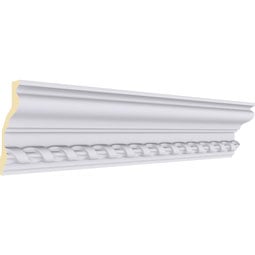 Ekena Millwork - MLD04X02X05JA - Endurathane Jackson Crown Moulding, 4 1/8"H x 2 1/4"P x 4 5/8"F x 94 1/2"L, Factory Primed