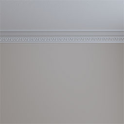 Ekena Millwork - MLD03X04X05NA - Endurathane Nadia Crown Moulding, 3"H x 4"P x 5 1/8"F x 94 1/2"L, Factory Primed