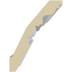 Ekena Millwork - MLD05X04X07BL - Endurathane Blackthorn Crown Moulding, 5 3/8"H x 4"P x 6 3/4"F x 94 1/2"L, Factory Primed