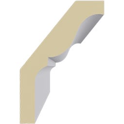 Ekena Millwork - MLD02X02X03RO - Endurathane Robin Crown Moulding, 2 3/8"H x 1 5/8"P x 2 7/8"F x 94 1/2"L, Factory Primed