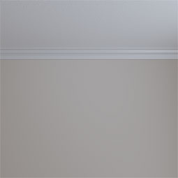 Ekena Millwork - MLD02X02X03RO - Endurathane Robin Crown Moulding, 2 3/8"H x 1 5/8"P x 2 7/8"F x 94 1/2"L, Factory Primed