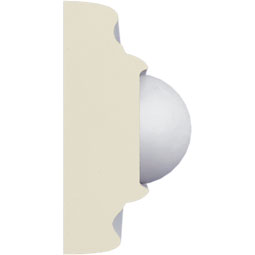 Ekena Millwork - PML02X01NA - Endurathane Nadia Panel Moulding, 2 1/8"H x 1 1/8"P x 94 1/2"L, Factory Primed