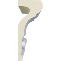 Ekena Millwork - PML03X02BE - Endurathane Bead & Barrel Panel Moulding, 3 1/8"H x 1 1/4"P x 94 1/2"L, Factory Primed