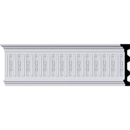 Ekena Millwork - PML07X02AX - Endurathane Alexa Panel Moulding, 7 1/2"H x 1 3/4"P x 94 1/2"L, Factory Primed
