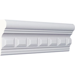 Ekena Millwork - PML03X01BL - Endurathane Blackthorn Panel Moulding, 3 1/2"H x 1"P x 94 1/2"L, Factory Primed