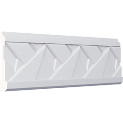 Ekena Millwork - PML04X01WF - Endurathane Woodruff Panel Moulding, 4 1/2"H x 7/8"P x 94 1/2"L, Factory Primed