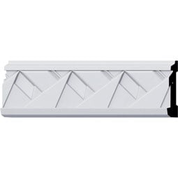 Ekena Millwork - PML04X01WF - Endurathane Woodruff Panel Moulding, 4 1/2"H x 7/8"P x 94 1/2"L, Factory Primed