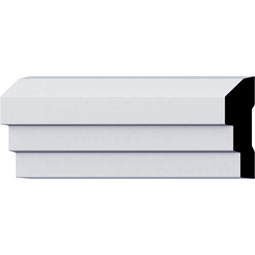 Ekena Millwork - PML03X01ST - Endurathane Standard Panel Moulding, 3"H x 7/8"P x 94 1/2"L, Factory Primed