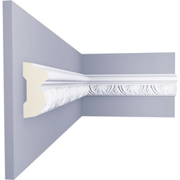 Ekena Millwork - PML02X01SH - Endurathane Shell Panel Moulding, 2 3/8"H x 1 1/8"P x 94 1/2"L, Factory Primed