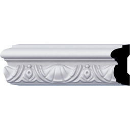 Ekena Millwork - PML02X01SH - Endurathane Shell Panel Moulding, 2 3/8"H x 1 1/8"P x 94 1/2"L, Factory Primed