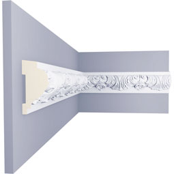 Ekena Millwork - PML02X01WH - Endurathane Whitman Panel Moulding, 2 3/8"H x 1 1/4"P x 94 1/2"L, Factory Primed