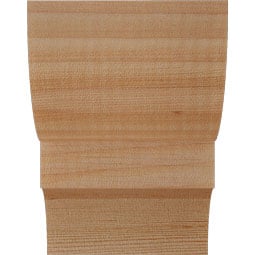 Ekena Millwork - RFTRID00 - Rustic Wood Ridgewood Wood Rafter Tail