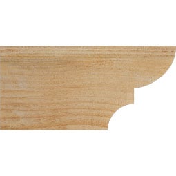 Ekena Millwork - RFTRID00 - Rustic Wood Ridgewood Wood Rafter Tail