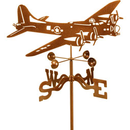 EZ Vane, Inc. - VSB17A - 18 1/2"L x 8 1/4"H Vintage Series B-17 Airplane Weathervane Kit
