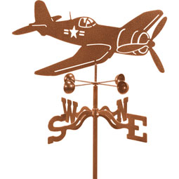 EZ Vane, Inc. - VSCORS - 17 1/2"L x 8 1/2"H Vintage Series Corsair Airplane Weathervane Kit