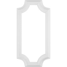 Ekena Millwork - PNLAS-02 - Endurathane Ashford Molded Scalloped Wainscot Wall Panel