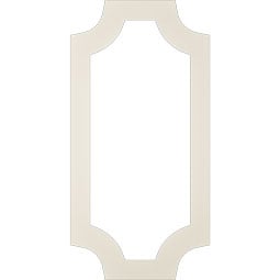 Ekena Millwork - PNLAS-02 - Endurathane Ashford Molded Scalloped Wainscot Wall Panel