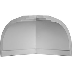 Ekena Millwork - MIC04X04BR - Endurathane Inside Corner for Bradford Traditional Smooth Crown Moulding, 4 3/4"P x 4 1/4"H (matches moulding MLD04X04X06BR), Factory Primed