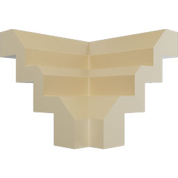 Ekena Millwork - MOC04X04ER - Endurathane Outside Corner Moulding (matches moulding MLD04X04X06ER), 4 1/4"P x 4 1/4"H, Factory Primed
