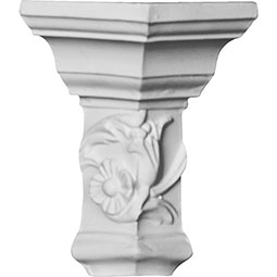 Ekena Millwork - MOC05X02FL - Endurathane Outside Corner Moulding (matches moulding MLD05X02X06FL), 2 1/4"P x 5 5/8"H, Factory Primed
