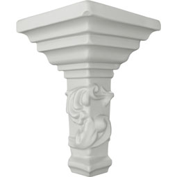 Ekena Millwork - MOC05X02RI - Endurathane Outside Corner Moulding (matches moulding MLD05X02X06RI), 2 1/4"P x 5 1/2"H, Factory Primed