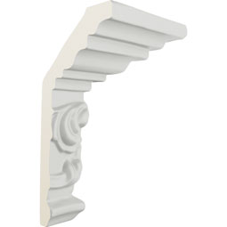 Ekena Millwork - MOC05X02RI - Endurathane Outside Corner Moulding (matches moulding MLD05X02X06RI), 2 1/4"P x 5 1/2"H, Factory Primed