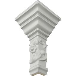 Ekena Millwork - MOC05X02RI - Endurathane Outside Corner Moulding (matches moulding MLD05X02X06RI), 2 1/4"P x 5 1/2"H, Factory Primed