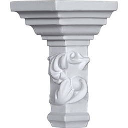 Ekena Millwork - MOC05X02RI - Endurathane Outside Corner Moulding (matches moulding MLD05X02X06RI), 2 1/4"P x 5 1/2"H, Factory Primed