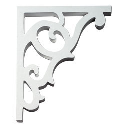 Fypon, Ltd. - BKT10X12 - 1"W x 10 1/8"D x 12 1/2"H Bracket, Classic Mini Scroll