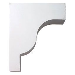 Fypon, Ltd. - BKT10X12X4 - 4"W x 10"D x 12"H Plain Bracket, Urethane