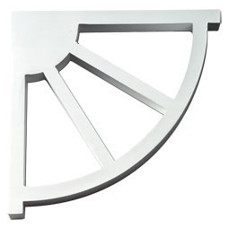 Fypon, Ltd. - BKT12X12WW - 1"W x 11 13/16"D x 11 13/16"H Bracket, Wagon Wheel