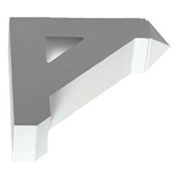 Fypon, Ltd. - BKT12X12X4 - 3 1/2"W x 12"D x 12"H Bracket, Urethane