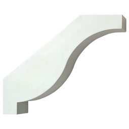 Fypon, Ltd. - BKT13X15 - 5"W x 14 3/4"D x 12 1/2"H Bracket, Small Projection