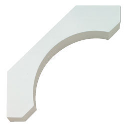 Fypon, Ltd. - BKT14X14 - 3 1/2"W x 13 3/4"D x 13 3/4"H Bracket, Angle