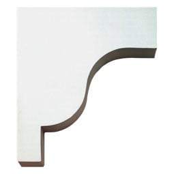 Fypon, Ltd. - BKT14X16 - 4"W x 14"D x 15 3/4"H Bracket, Plain