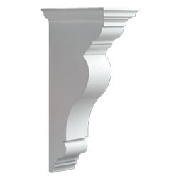 Fypon, Ltd. - BKT15X28 - 8 11/32"W x 15 13/32"D x 27 9/16"H Bracket, Urethane