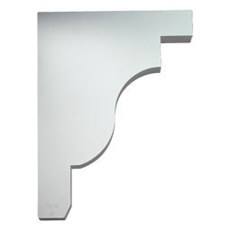 Fypon, Ltd. - BKT18X24X3 - 3"W x 18"D x 24"H Bracket, Plain
