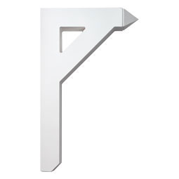 Fypon, Ltd. - BKT18X30X4 - 3 1/2"W x 18"D x 30"H Post Bracket, Urethane