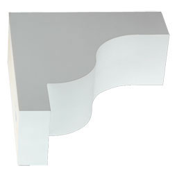 Fypon, Ltd. - BKT22X26 - 8 1/2"W x 22 1/2"D x 26"H Plain Bracket, Urethane