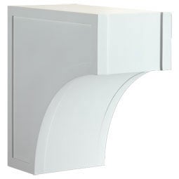 Fypon, Ltd. - BKT24X24X12 - 12"W x 24"D x 24"H Recessed Bracket, Urethane