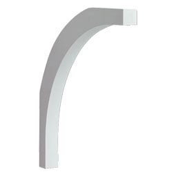 Fypon, Ltd. - BKT26X28 - 2 9/16"W x 26"D x 28"H Detailed Bracket, Urethane