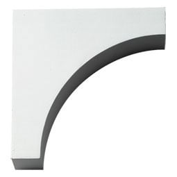 Fypon, Ltd. - BKT8X8 - 2"W x 8"D x 8"H Bracket, Cove