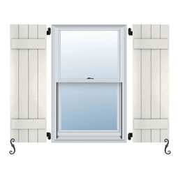 Atlantic Shutter Systems Custom - APB101 - Atlantic ProSeries Two Batten Board-n-Batten Shutters, (Per Pair)