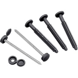 Alpha Systems LLC - VNMTGKIT - Screws & Spikes for Builders Choice Vinyl Shutters (12/Bag)
