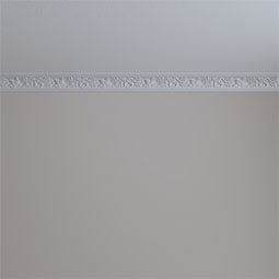 Ekena Millwork - MLD02X01X02DA - Endurathane Damon Crown Moulding, 2 1/8"H x 1 7/8"P x 2 7/8"F x 94 1/2"L, (6 3/8" Repeat), Factory Primed