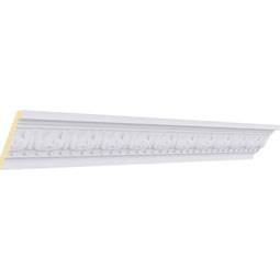 Ekena Millwork - MLD02X02X03NA - Endurathane Nadia Crown Moulding, 2 3/8"H x 2 3/8"P x 3 1/4"F x 94 1/2"L, (1 1/2" Repeat), Factory Primed