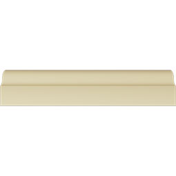 Ekena Millwork - MLD03X01X03AL - Endurathane Alexandria Crown Moulding, 3 3/4"H x 1 7/8"P x 3 7/8"F x 94 1/2"L, (1/2" Repeat), Factory Primed