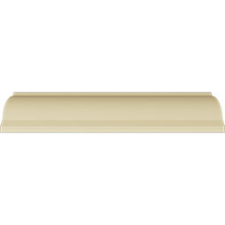 Ekena Millwork - MLD03X03X04VE - Endurathane Versailles Crown Moulding, 3 3/8"H x 3 1/2"P x 4 7/8"F x 94 1/2"L, (8" Repeat), Factory Primed