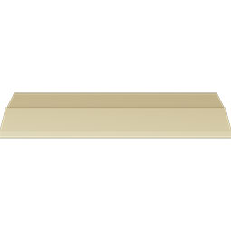 Ekena Millwork - MLD03X03X05WA - Endurathane Washington Crown Moulding, 3 5/8"H x 3 5/8"P x 5 1/8"F x 94 1/2"L, (3 1/2" Repeat), Factory Primed