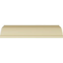 Ekena Millwork - MLD04X04X05ME - Endurathane Medway Crown Moulding, 3 7/8"H x 3 3/4"P x 5 3/8"F x 94 1/2"L, (12" Repeat), Factory Primed